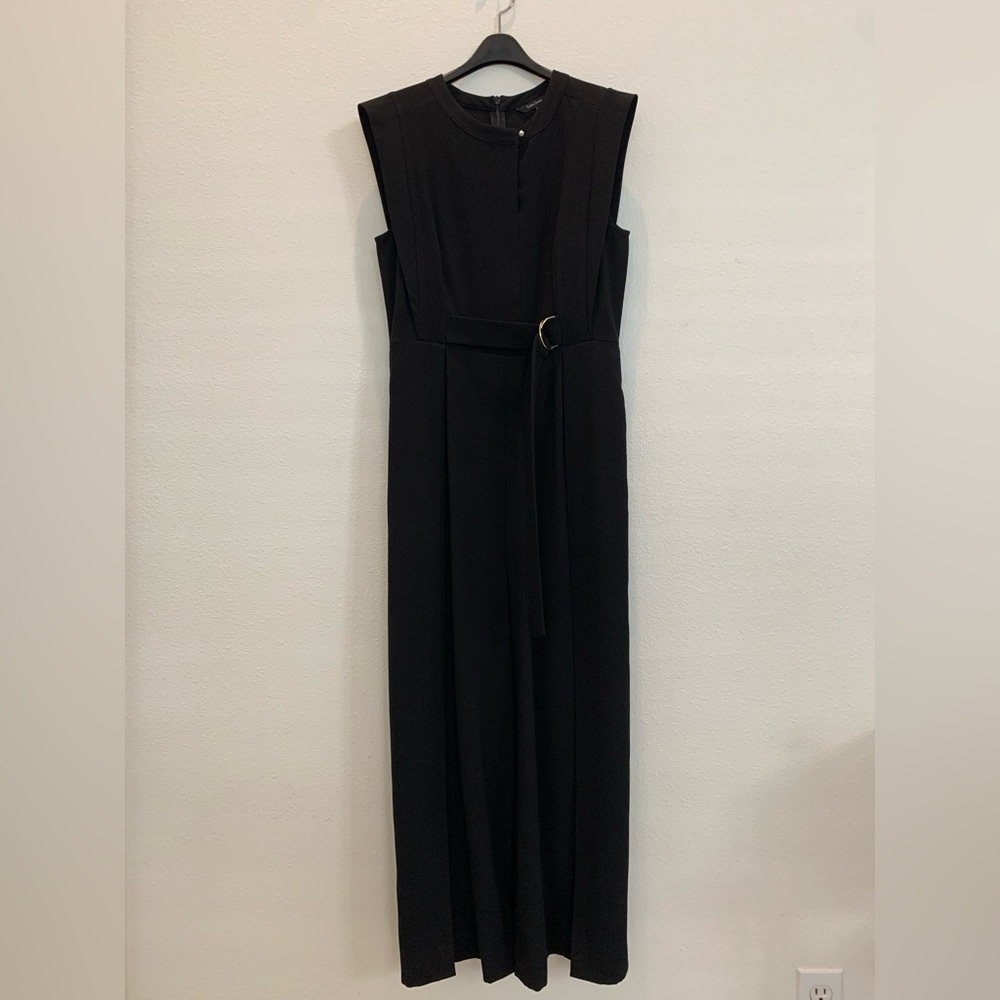 Tara Jarmon Black Polyester Jumpsuit